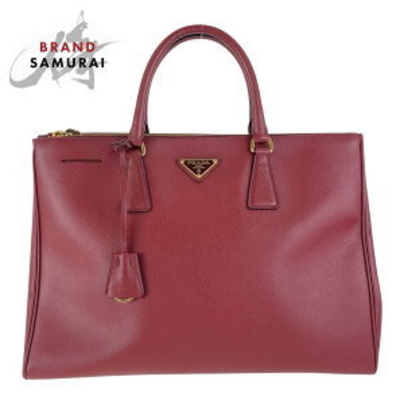Prada tote Galleria triangular bag Saffiano leather - Picture 1 of 9